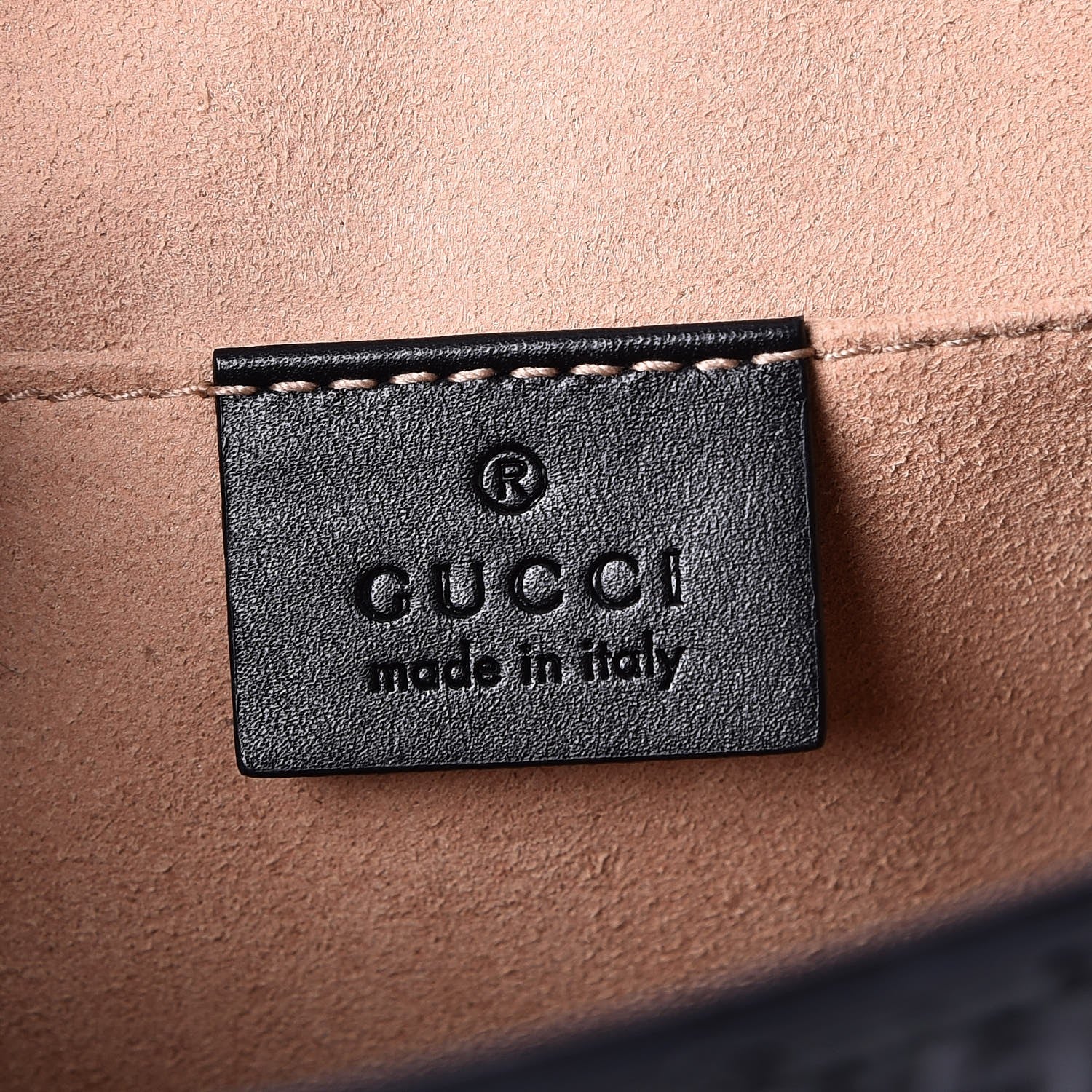 Gucci Guccissima Signature Padlock Backpack Black 6 of 9