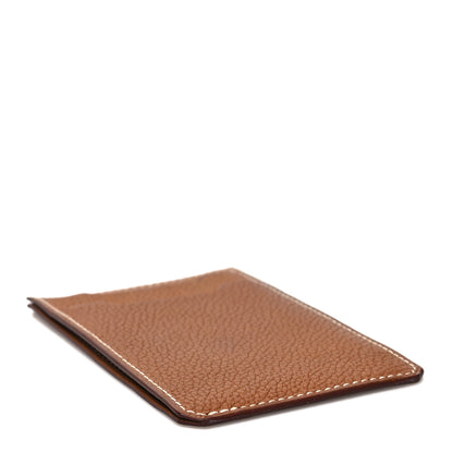 Hermes Barenia Faubourg City 3CC Card Holder Fauve 4 of 10