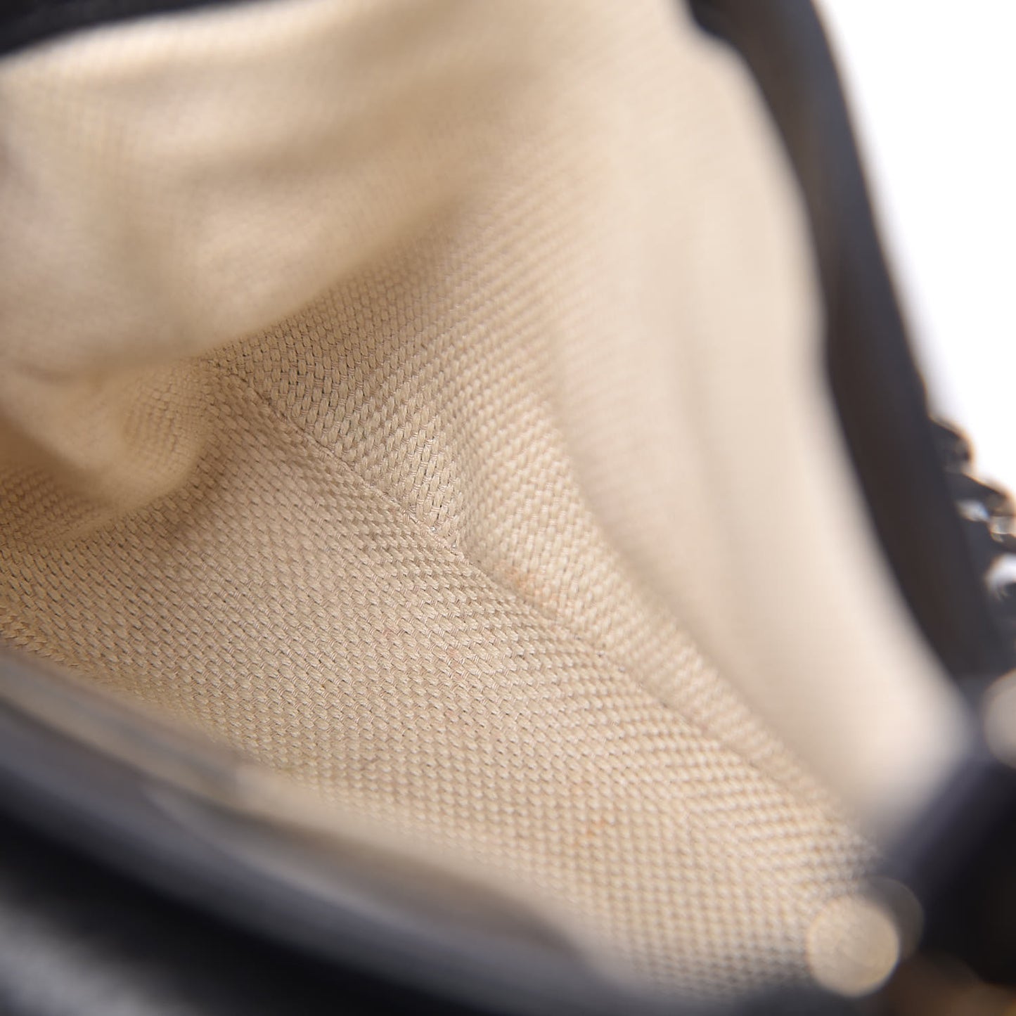 Pebbled Calfskin Small Soho Flap Crossbody Black