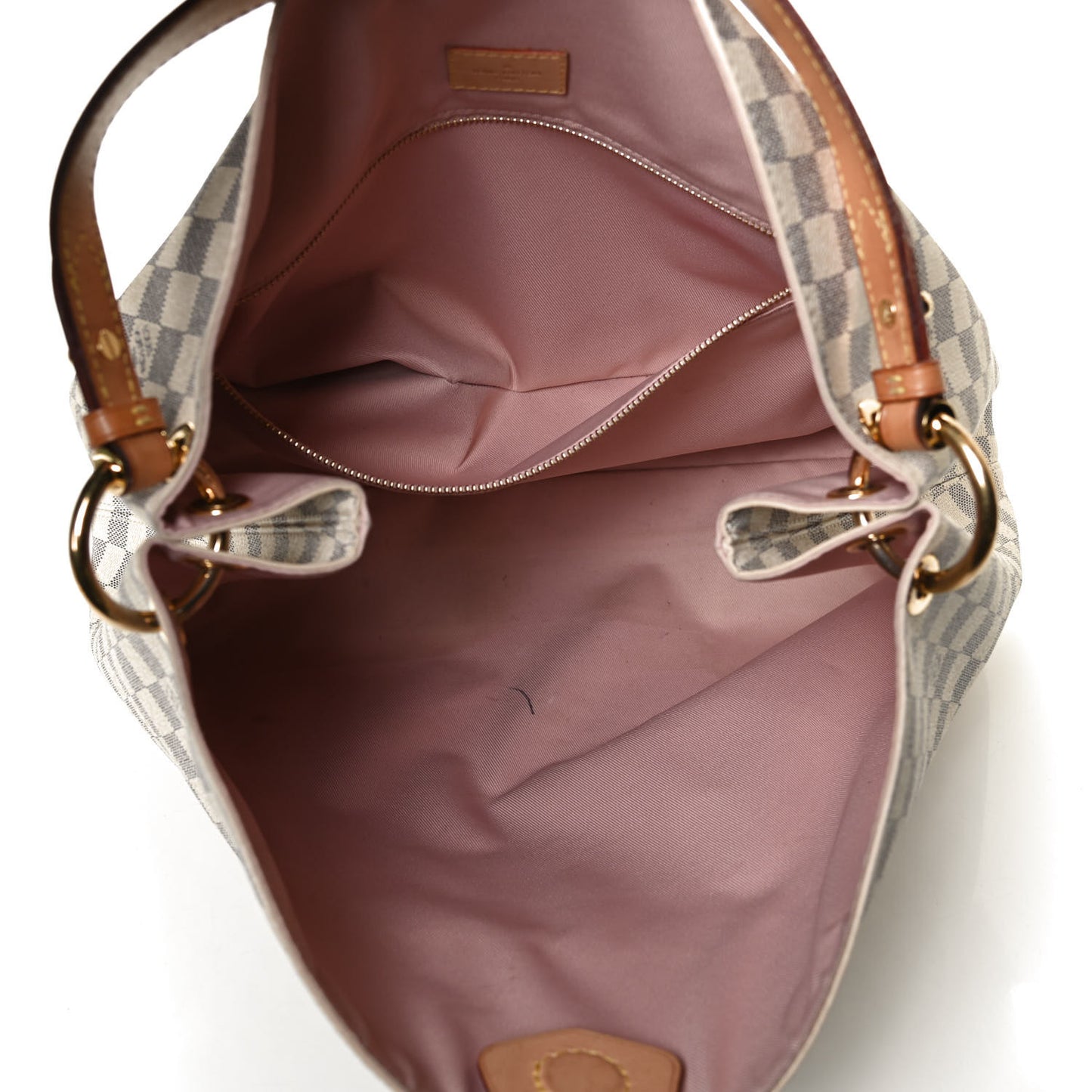Damier Azur Graceful MM Rose Ballerine