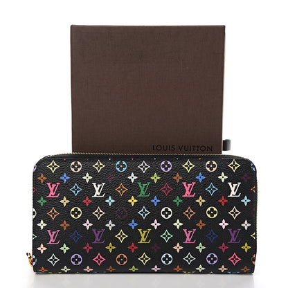 Louis Vuitton Monogram Multicolor Zippy Wallet Black Grenade 7 of 7