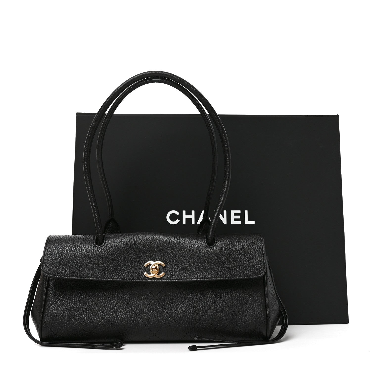 Chanel Grained Calfskin Urban Essentials Small Shopping Bag Black 11 of 11