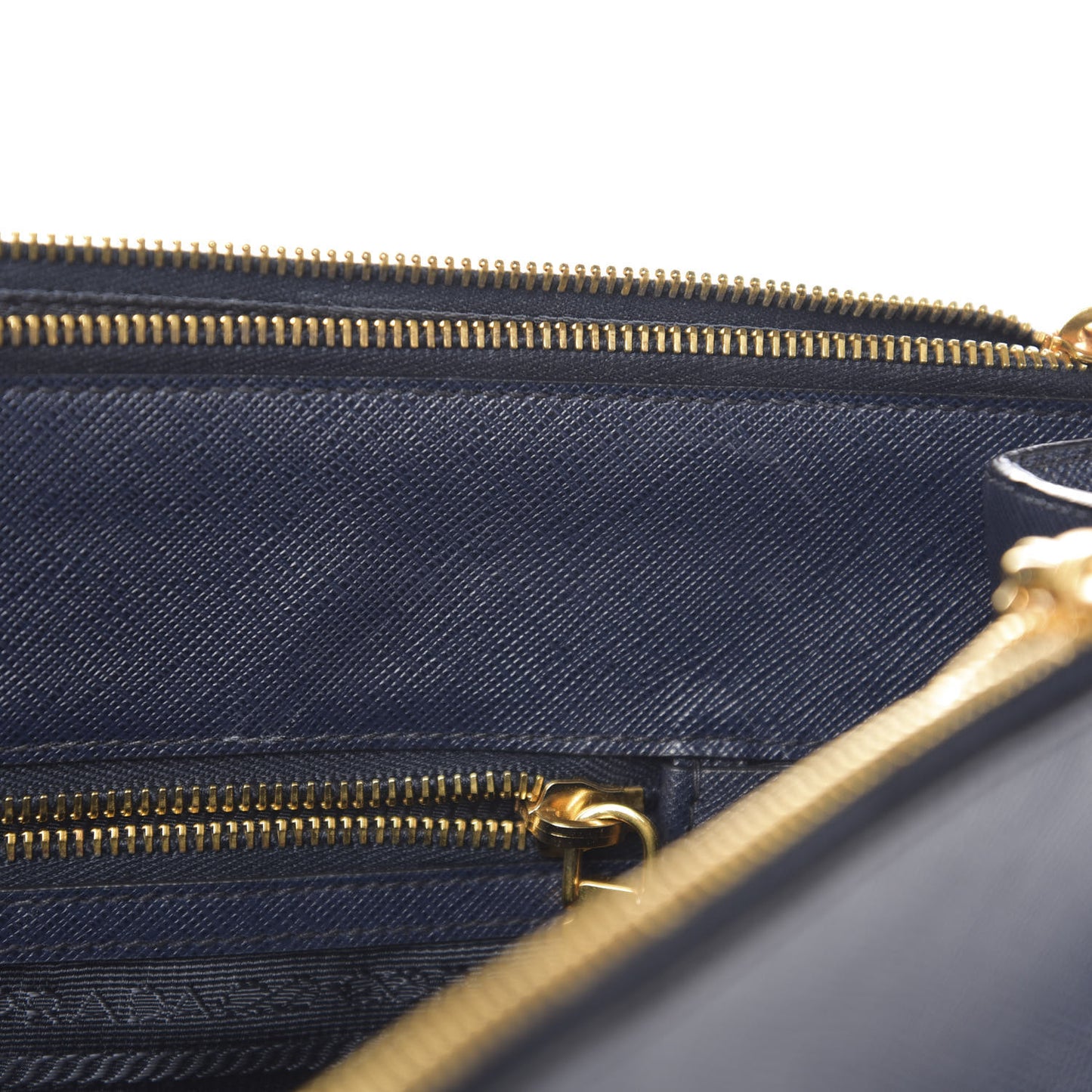 Saffiano Large Galleria Double Zip Tote Baltico