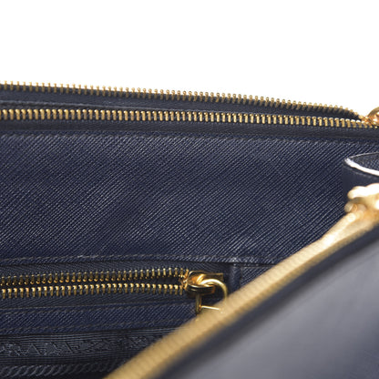 Prada Saffiano Large Galleria Double Zip Tote Baltico 8 of 14