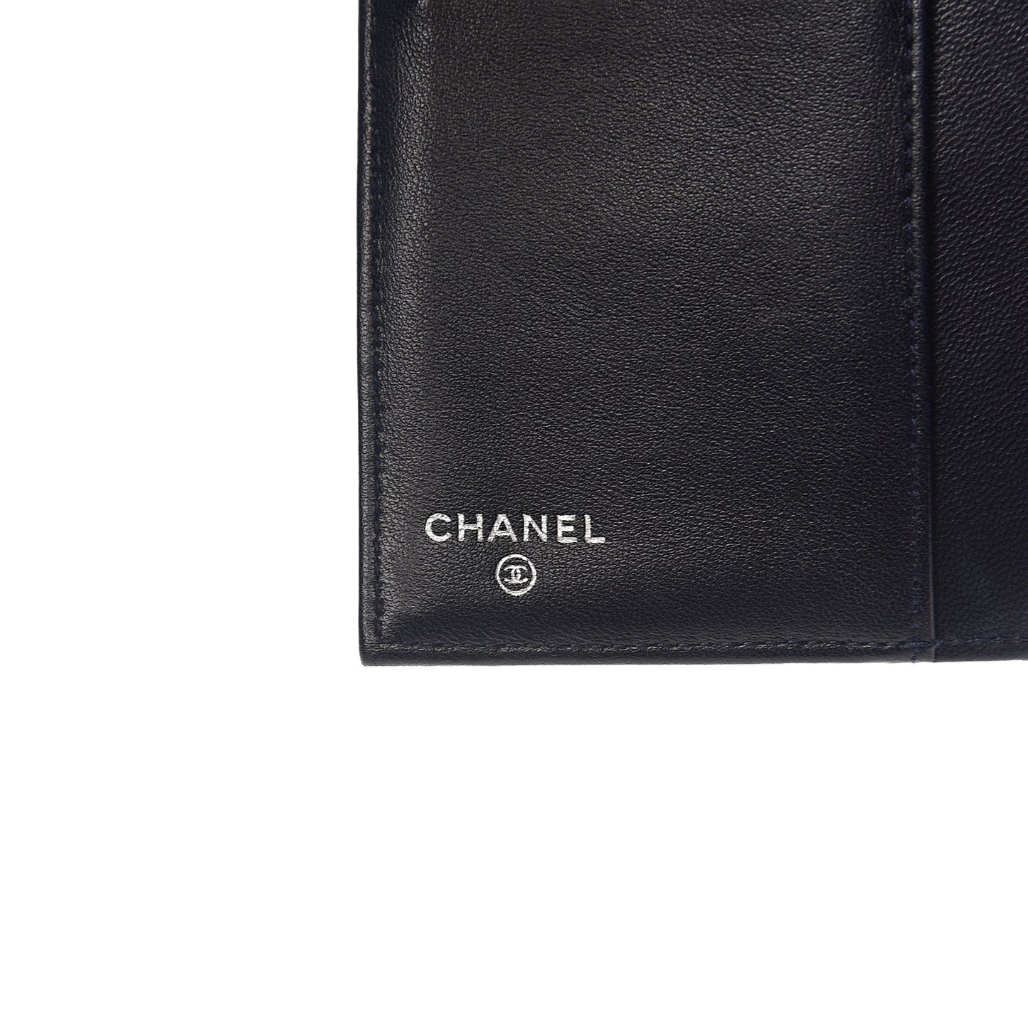 Lambskin Quilted Large Flap Wallet Black