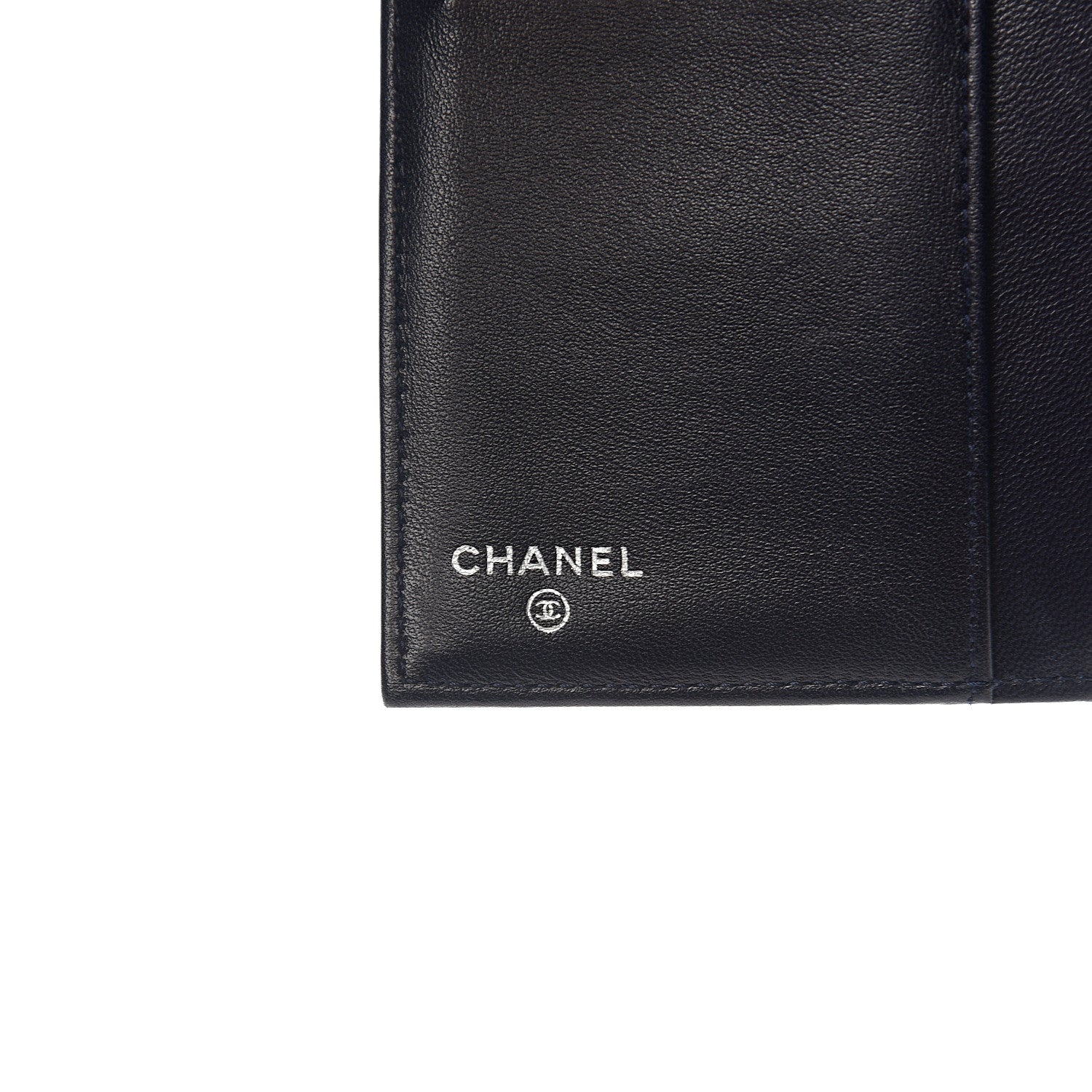 Chanel Lambskin Quilted Large Flap Wallet Black 5 of 9