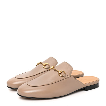 Gucci Malaga Kid Womens Princetown Slippers 38 Mud 3 of 9