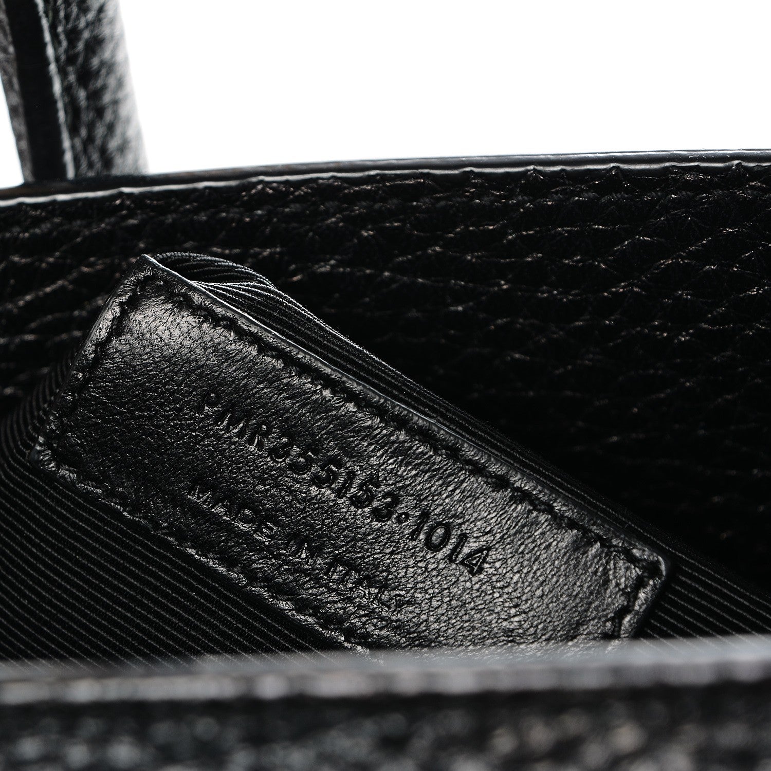 Saint Laurent Grained Calfskin Small Sac De Jour Black 7 of 10