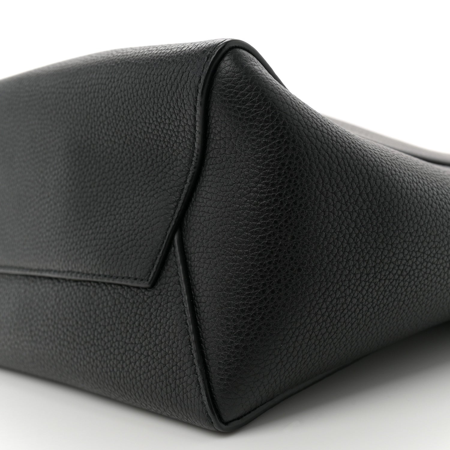 Celine Soft Grained Calfskin Small Sangle Bucket Bag Black 9 of 9