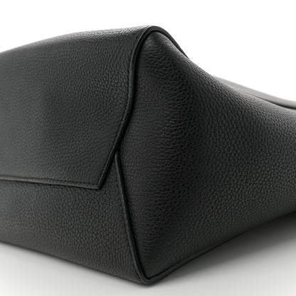 Celine Soft Grained Calfskin Small Sangle Bucket Bag Black 9 of 9