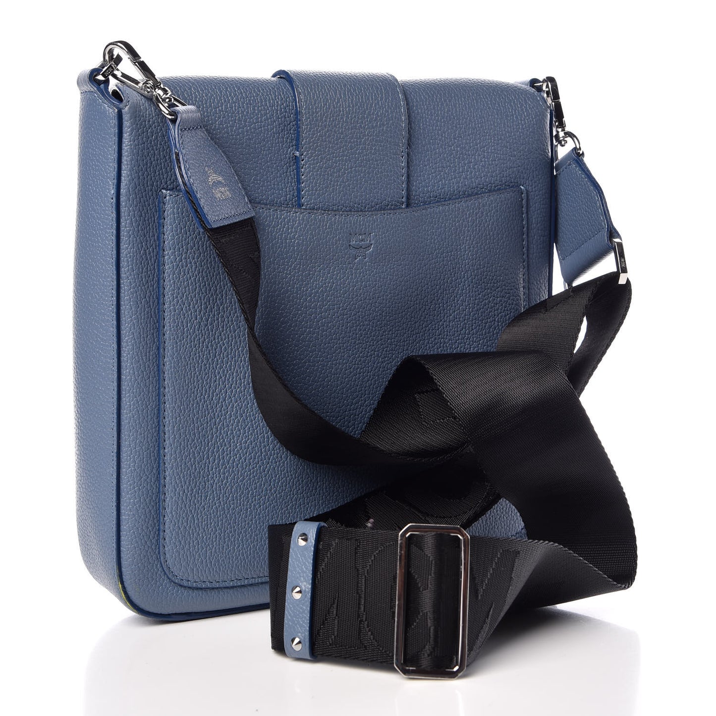 Calfskin Studded Medium Kasion Park Avenue Crossbody Luft Blue