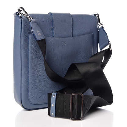 MCM Calfskin Studded Medium Kasion Park Avenue Crossbody Luft Blue 3 of 10