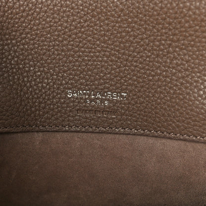 Saint Laurent Grained Calfskin Baby Sac De Jour Souple Taupe 6 of 12