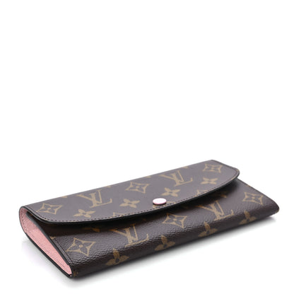 Louis Vuitton Monogram Emilie Wallet Rose Ballerine 4 of 7