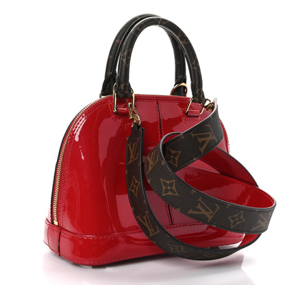 Louis Vuitton Patent Monogram Alma BB Scarlet 3 of 8
