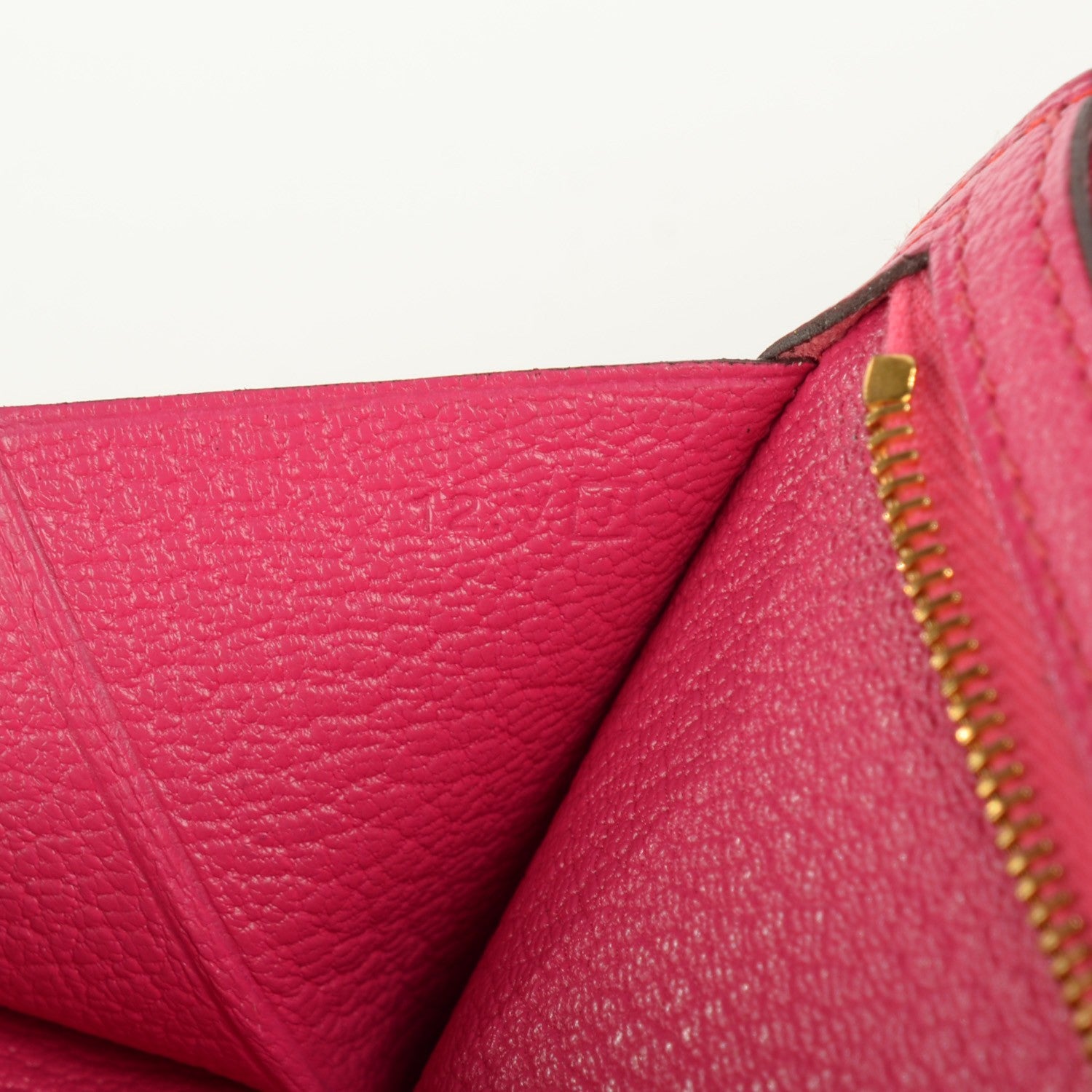 Hermes Chevre Mysore Bearn Gusset Wallet Fuchsia 10 of 13