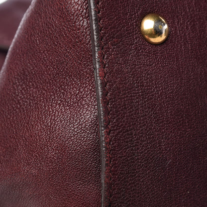 Saint Laurent Sheepskin Large Cabas ChYc Plum 22 of 23