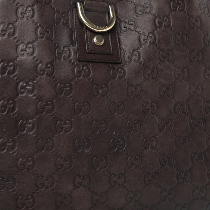 Gucci Guccissima Large Abbey Tote Dark Brown 11 of 13