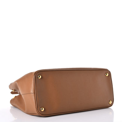 Prada Saffiano Medium Galleria Double Zip Tote Caramel 17 of 22