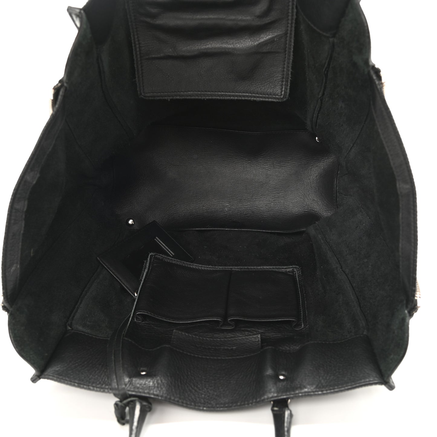 Veau Papier A5 Zip Around Tote Black