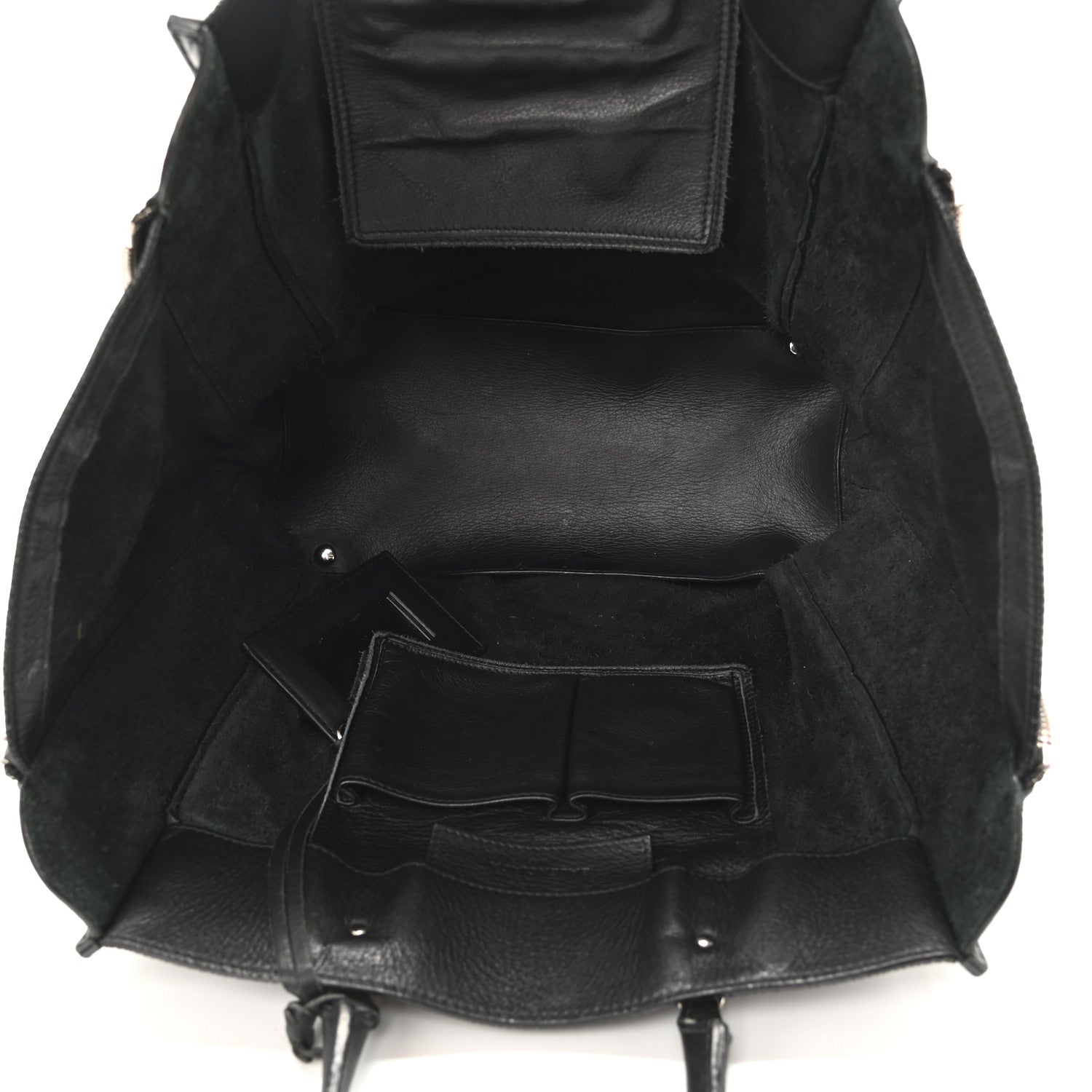 Balenciaga Veau Papier A5 Zip Around Tote Black 5 of 12