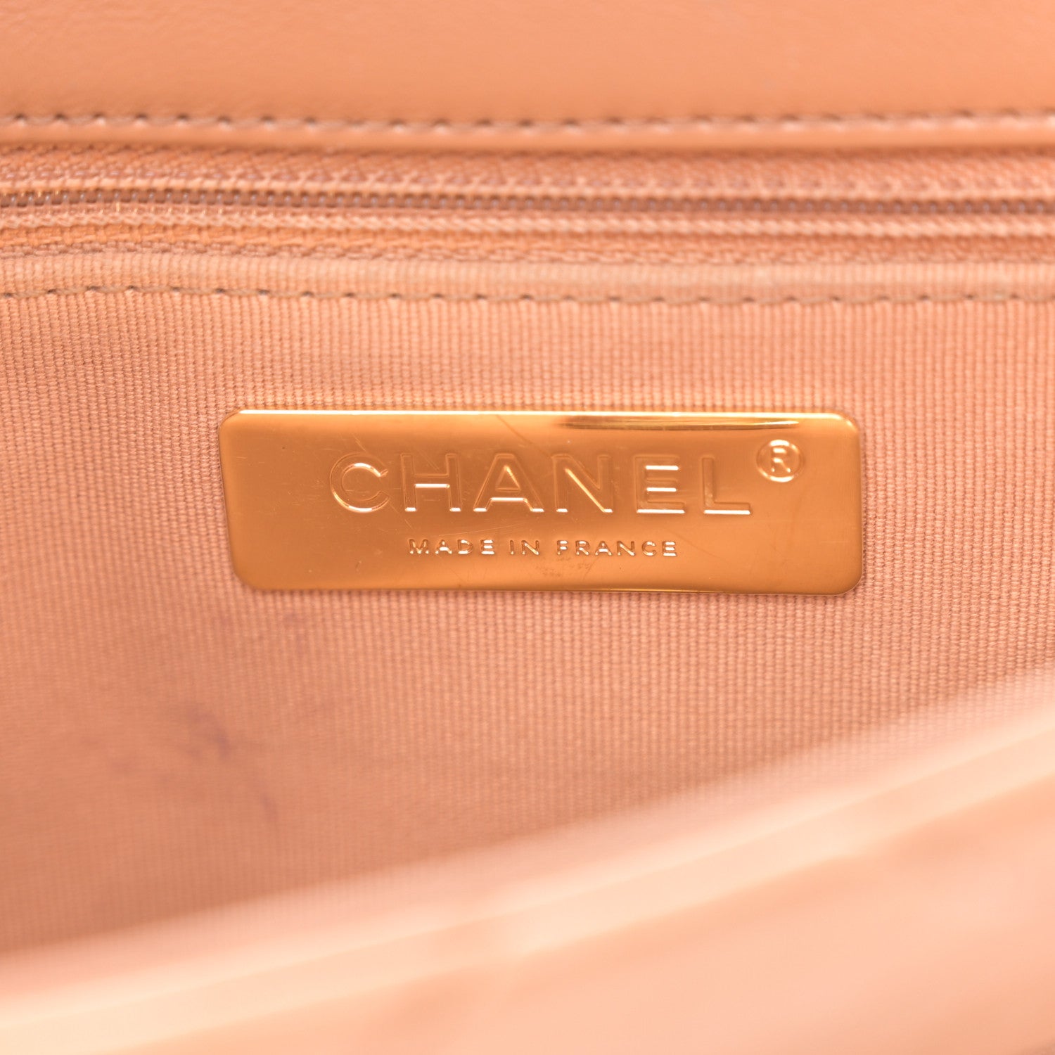 Chanel Lambskin Quilted Medium Chanel 19 Flap Brown 8 of 11
