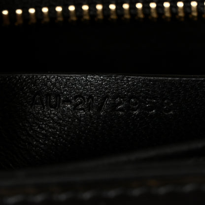 Salvatore Ferragamo Brushed Off Calfskin Iconic Top Handle Bag Black 7 of 10