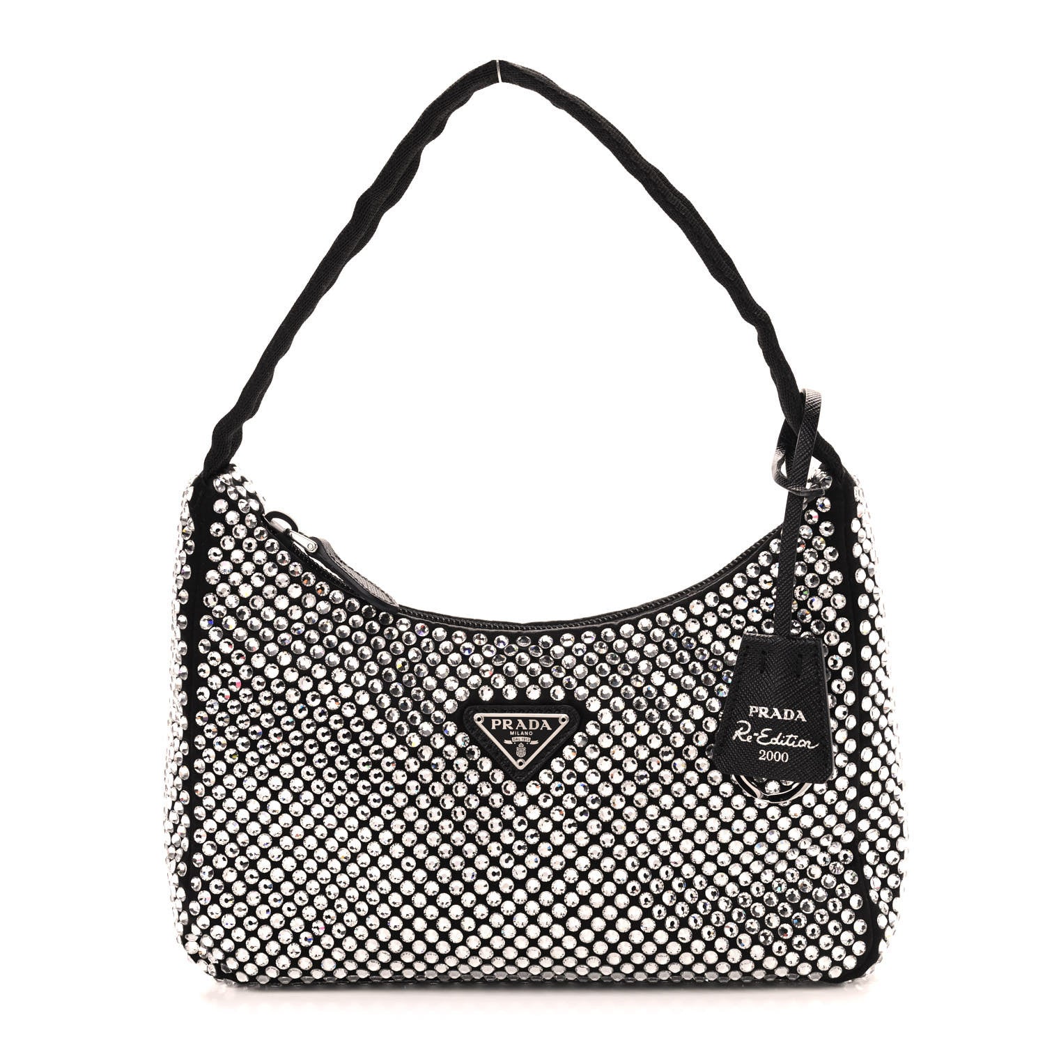 Prada Satin Crystal Mini Re-Edition 2000 Bag Cristal 1 of 10