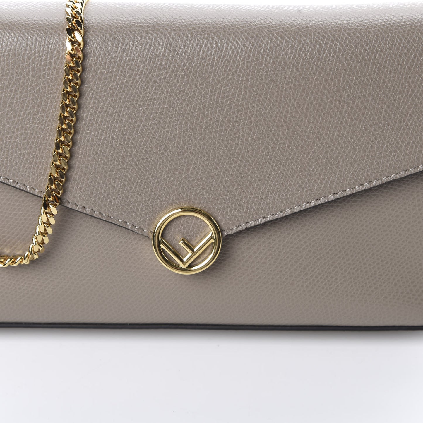 Vitello Cruise F is Fendi Envelope Wallet on Chain with Pouches Tortora