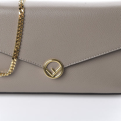 Fendi Vitello Cruise F is Fendi Envelope Wallet on Chain with Pouches Tortora 10 of 10