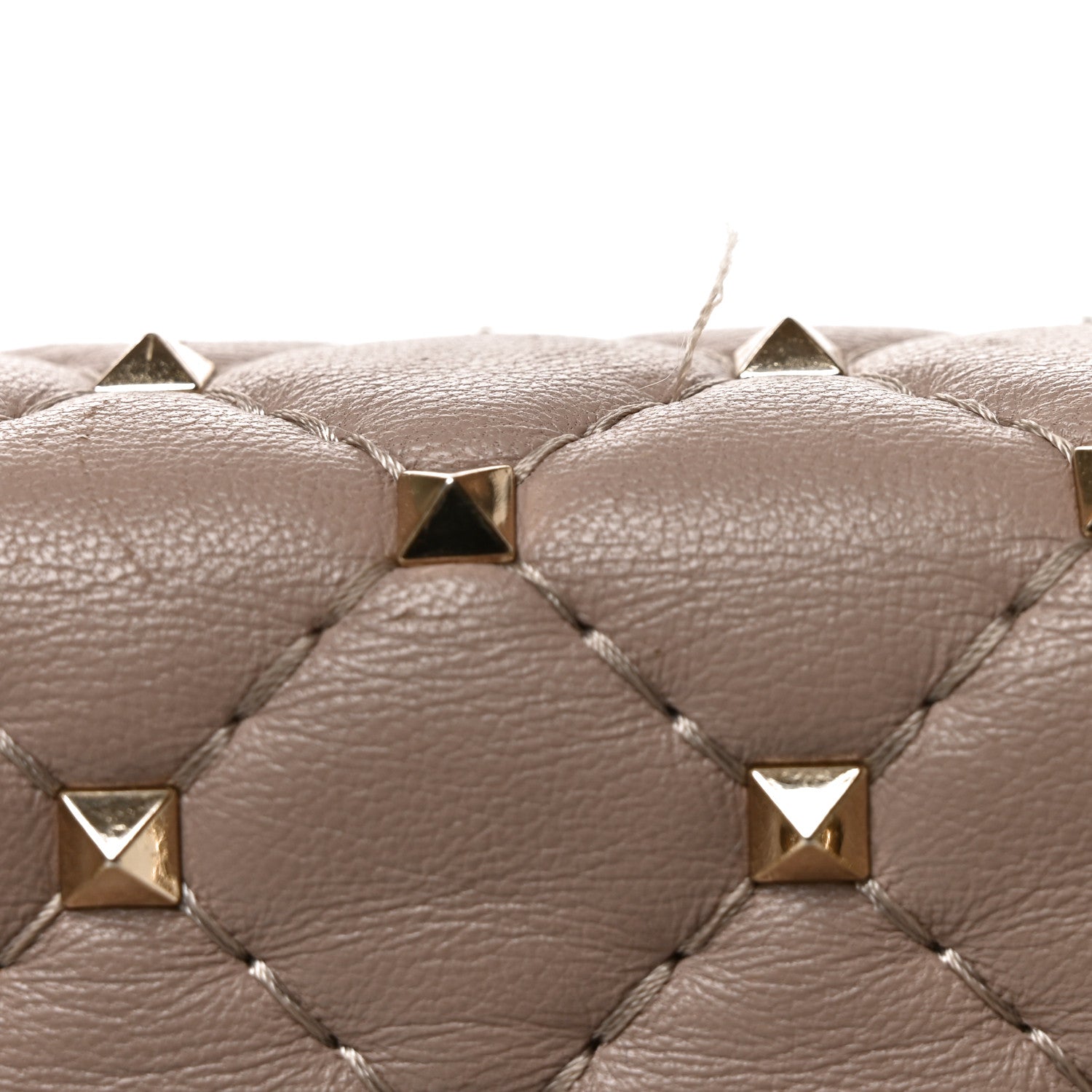 Valentino Garavani Lambskin Medium Rockstud Spike Shoulder Bag Poudre Poudre 10 of 10