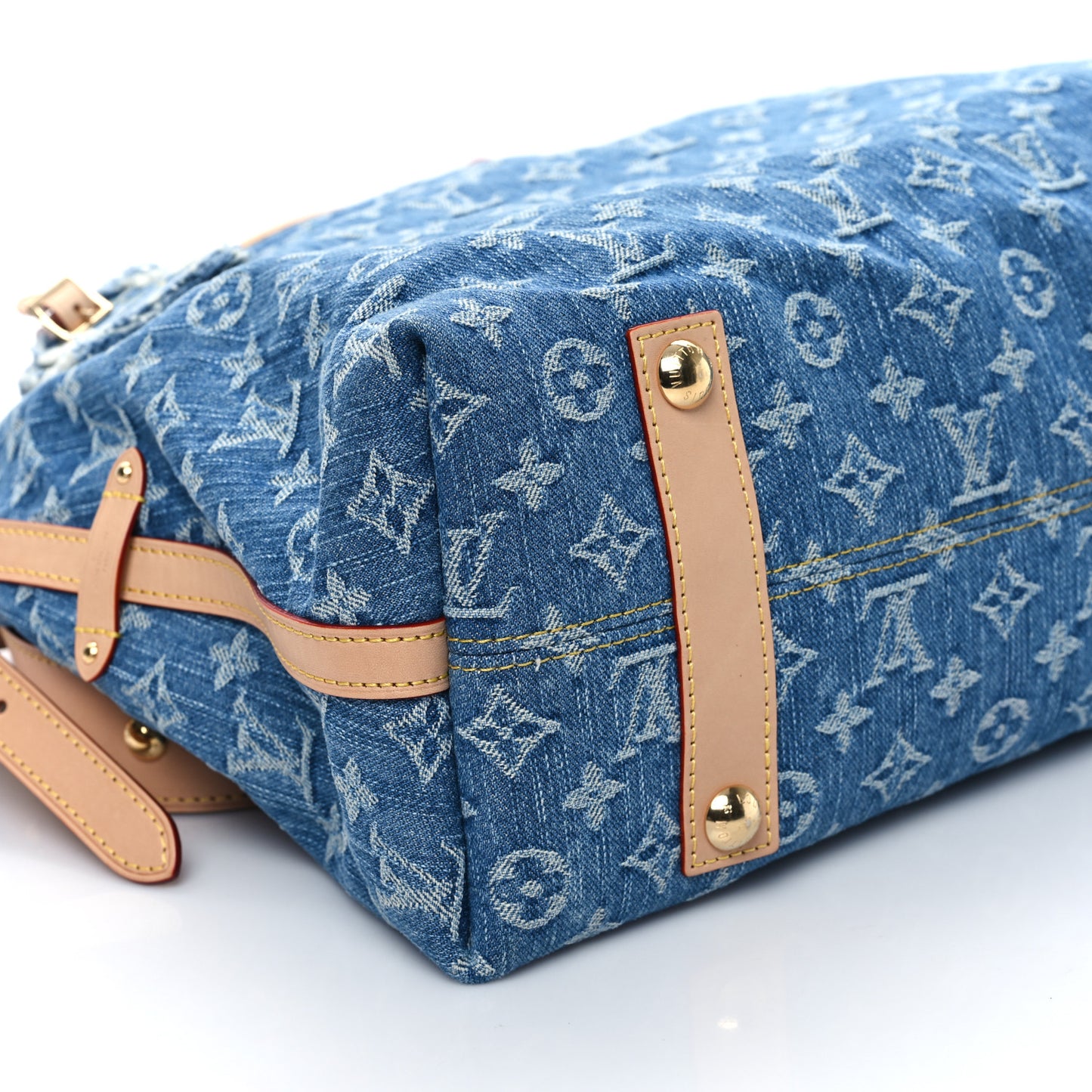 Monogram Denim CarryAll MM Blue