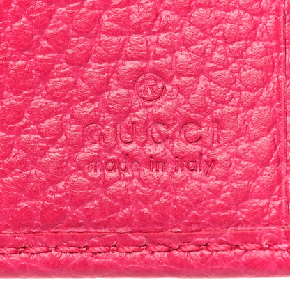 Gucci Dollar Calfskin GG Marmont Compact Wallet Box Pink 7 of 9