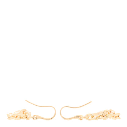 Gucci 18K Rose Gold Horsebit Drop Earrings 3 of 4