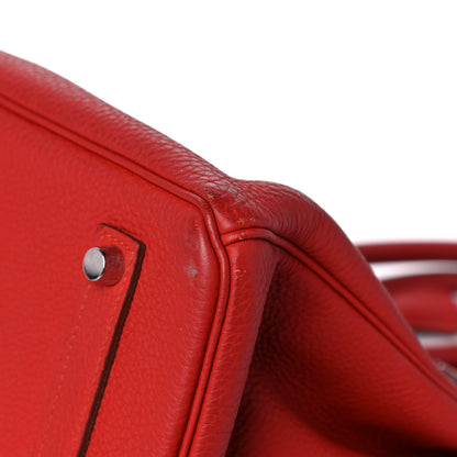 Hermes Togo Birkin 35 Rouge Casaque 7 of 38