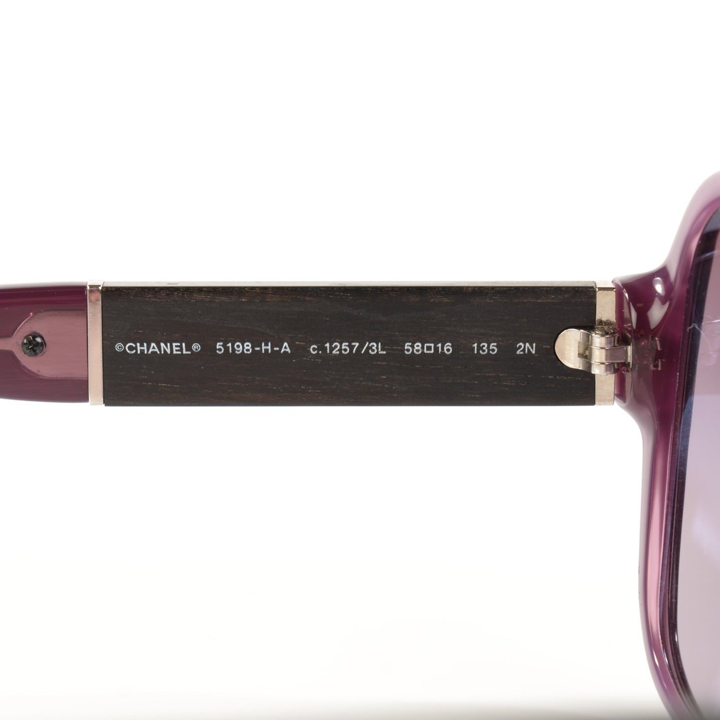 Wood CC Sunglasses 5198-H-A Purple