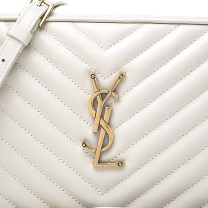 Saint Laurent Calfskin Matelasse Monogram Lou Camera Bag Crema Soft 9 of 9