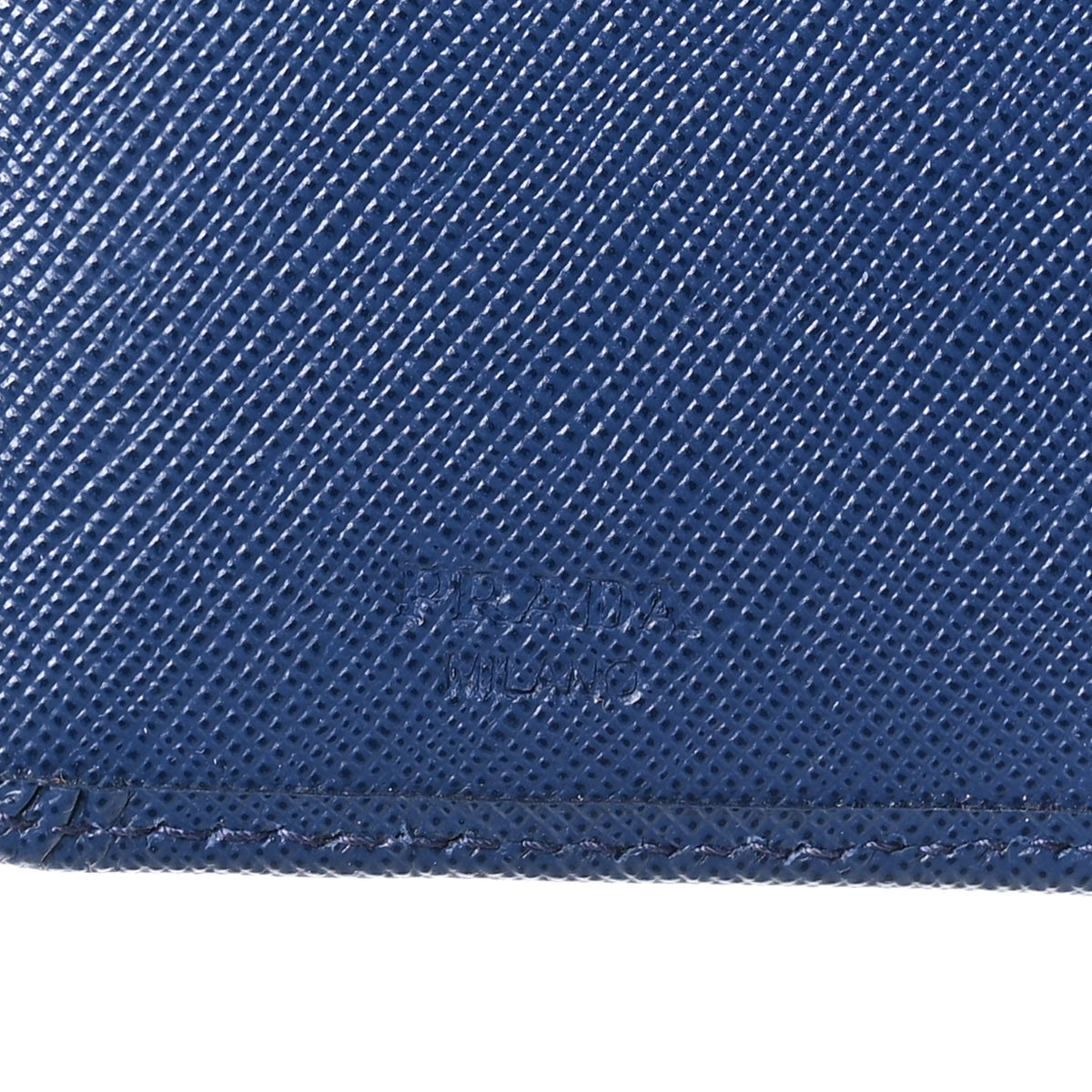 Saffiano Metal Compact Wallet Bluette
