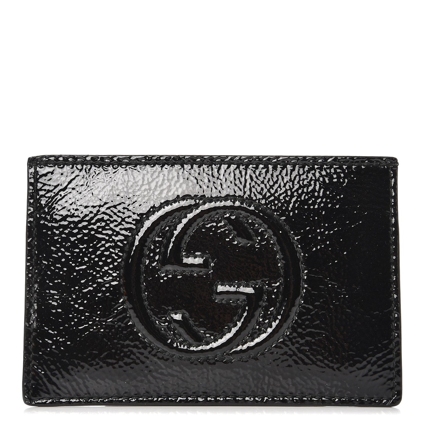 Patent Soho Envelope Card Case Black