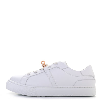 Hermes Calfskin Day Sneakers 37 White 1 of 8
