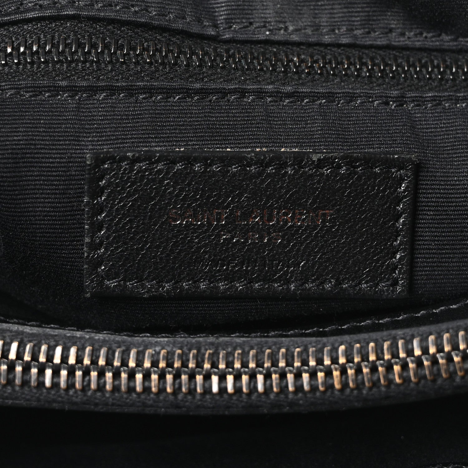 Saint Laurent Calfskin Y Quilted Monogram Monochrome Medium Loulou Chain Satchel Black 6 of 10