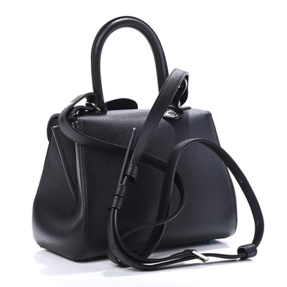 Delvaux Calfskin Mini Brillant Satchel Black 2 of 4