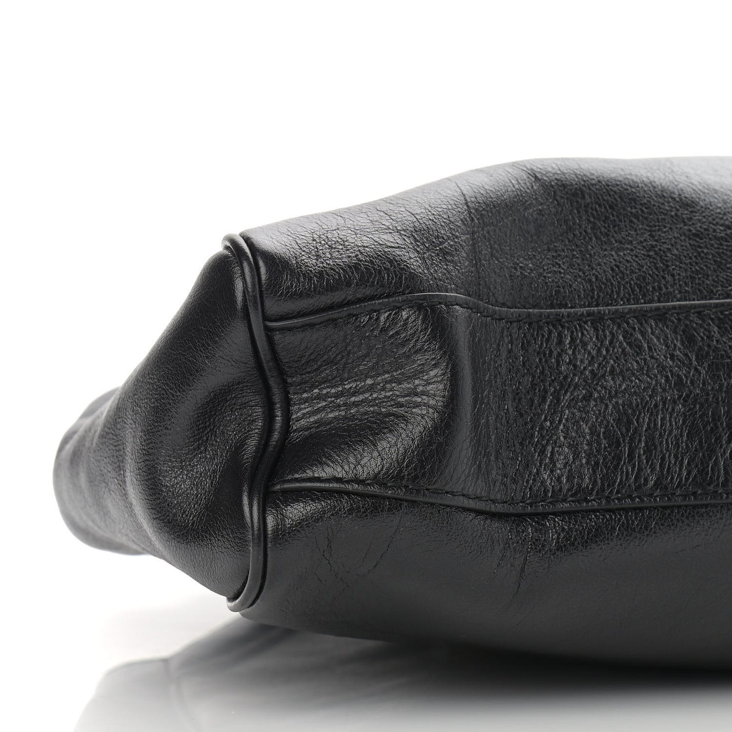 Calfskin Large Re(Belle) Top Handle Bag Black