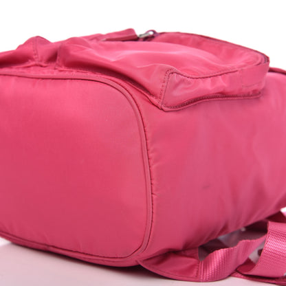 Prada Nylon Vela Double Buckle Backpack Fuxia 7 of 10