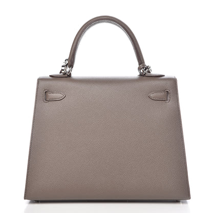 Hermes Epsom Kelly Sellier 25 Etain 5 of 40