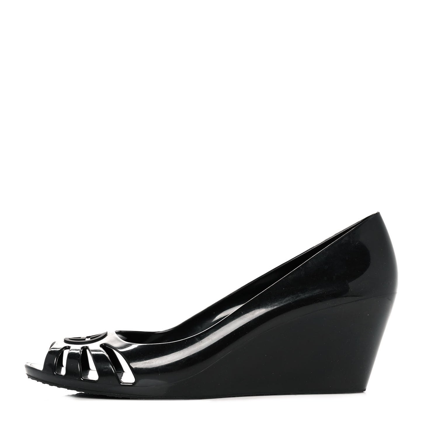 Rubber Jelly Marola Wedges 39 Black