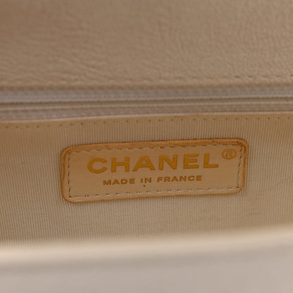 Chanel Caviar Quilted New Medium Boy Flap White 6 of 14