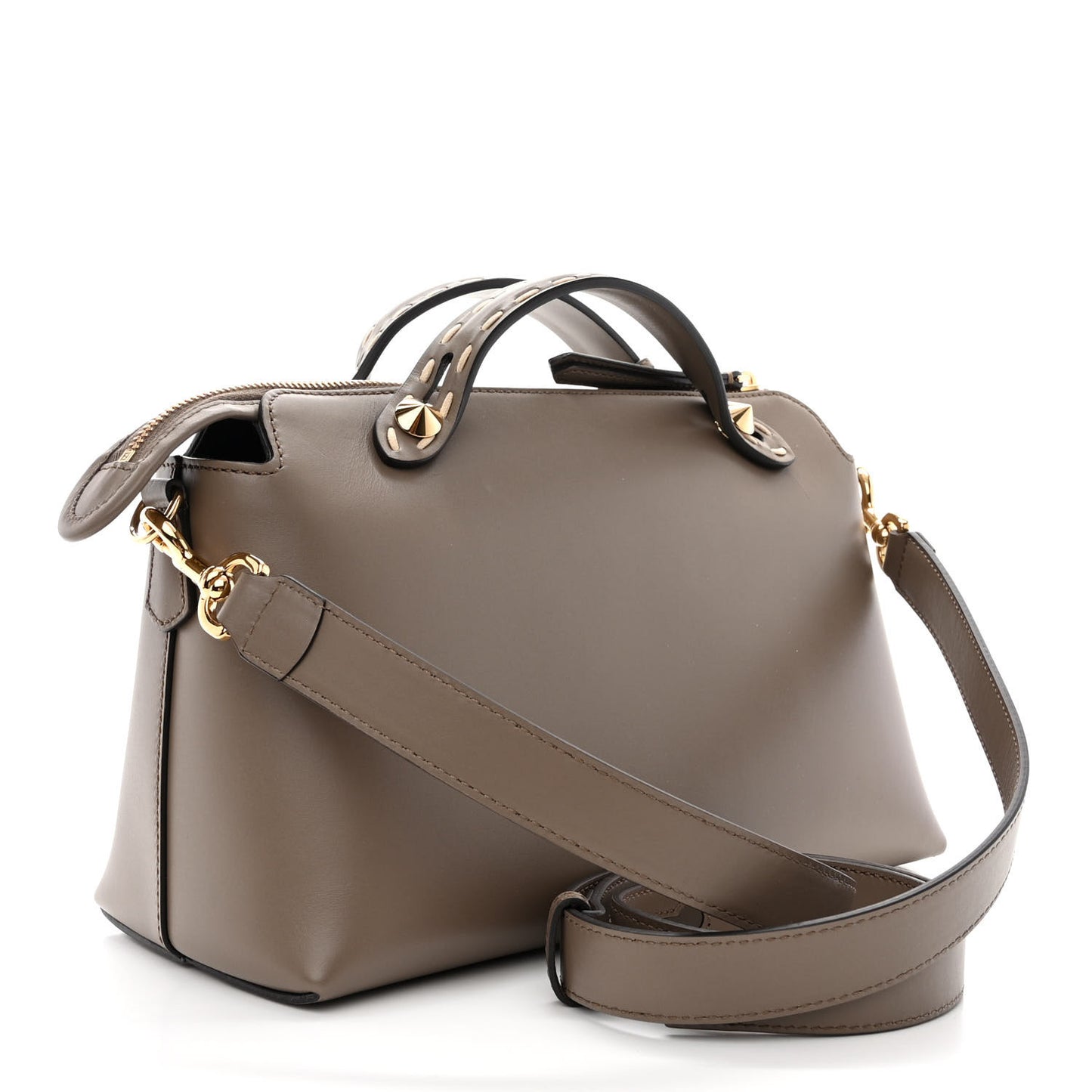 Vitello King Elaphe Python Print Logo Medium By The Way Boston Bag Tartufo Daisy Roccia