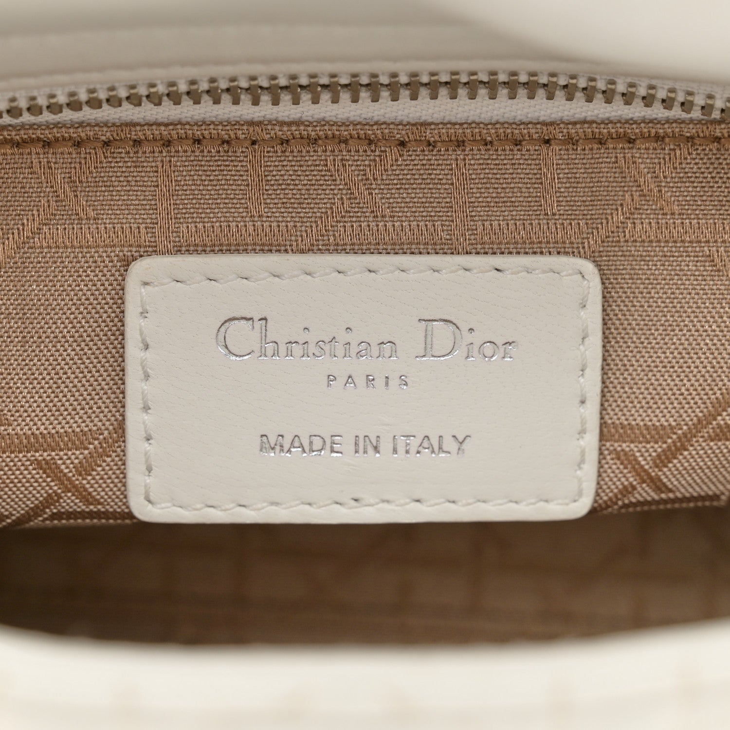 Christian Dior Lambskin Cannage Mini Lady Dior White 6 of 16