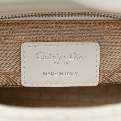 Christian Dior Lambskin Cannage Mini Lady Dior White 6 of 16